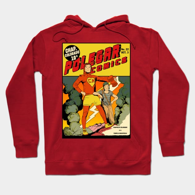 Polegar Comics Chaves Chapolin Hoodie by Leo Carneiro